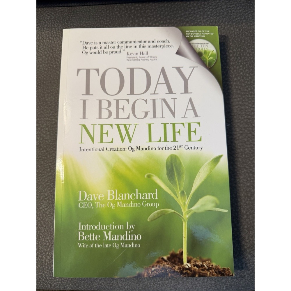 Today‎ I Begin a New Life: Og Mandino for the 21st Century - Paperback - NEW